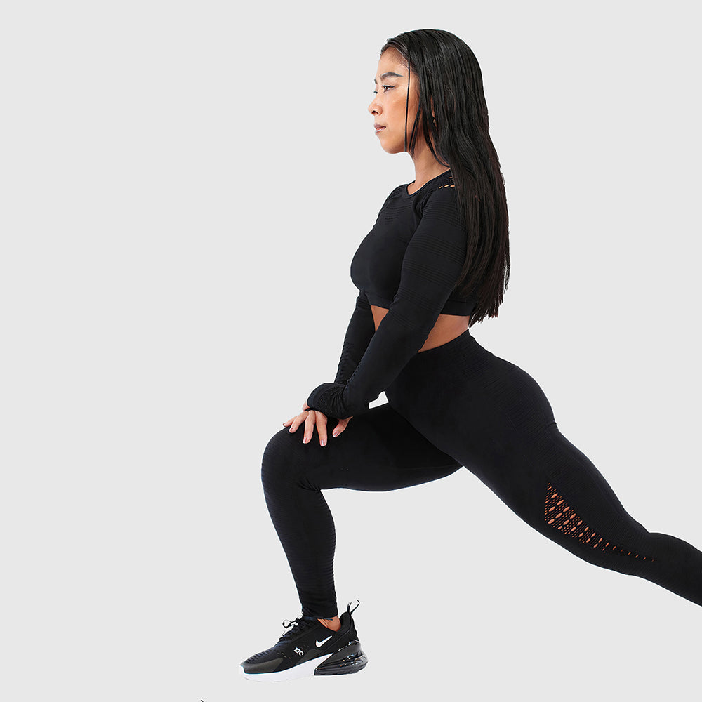 Sable Seamless Long Sleeve Crop Top