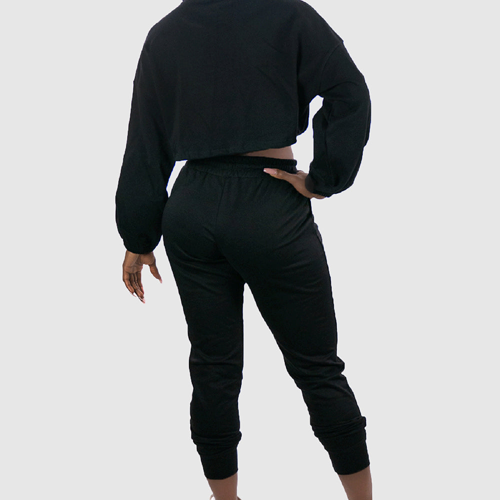 Collegiate Crop Pullover Outlined